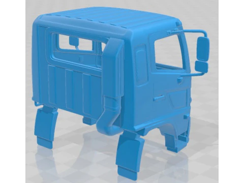 Hino 500 FC 2020 Printable Body Cabin Truck 3D Print Model