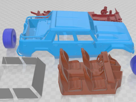 LM002 1986 Printable Car 3D Print Model