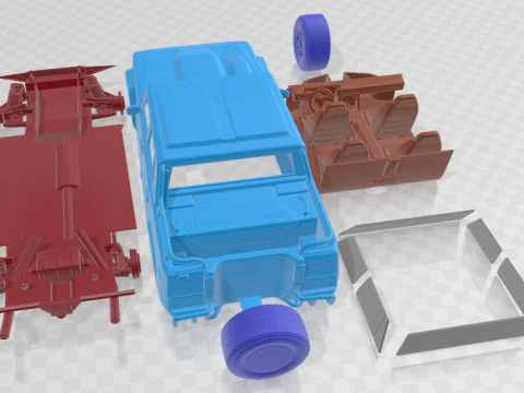 LM002 1986 Printable Car 3D Print Model