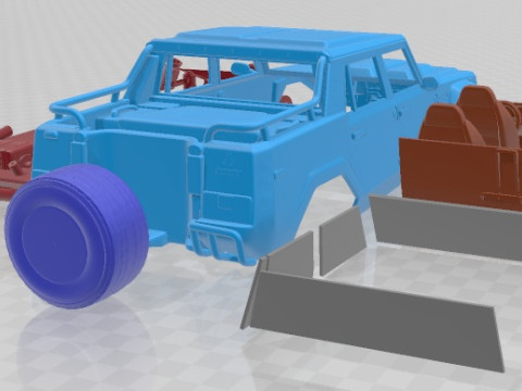 LM002 1986 Printable Car 3D Принт Модель