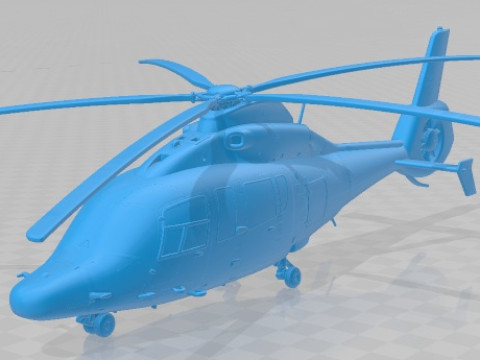 Eurocopter EC 155 Printable Helicopter 3D 打印模型