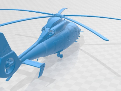 Eurocopter EC 155 Printable Helicopter 3D 打印模型