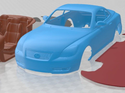 Carro imprim&iacute;vel Lexus SC 430 Modelo de Impressão 3D