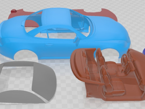 Lexus SC 430 Printable Car 3D Print Model