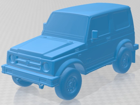 Suzuki Samurai 1996 Printable Car 3D Print Model