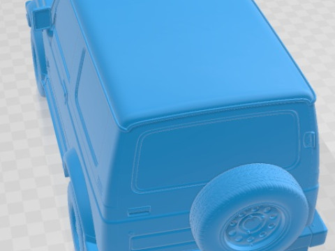Suzuki Samurai 1996 Printable Car Modelo de impresión 3D