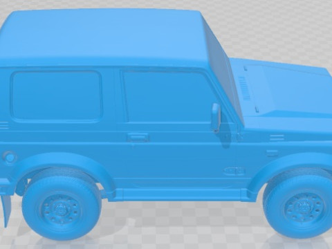 Suzuki Samurai 1996 Printable Car Modelo de impresión 3D