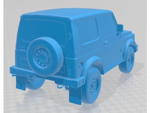 Suzuki Samurai 1996 Printable Car Modelo de impresión 3D