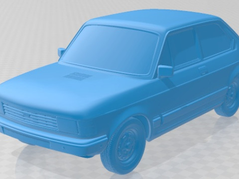 Fiat 147 Printable Car Modello di stampa 3D