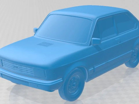 Fiat 147 Printable Car 3D Print Model