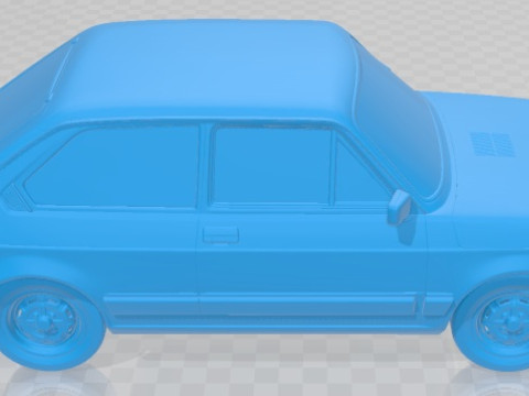 Fiat 147 Printable Car Model do druku 3D