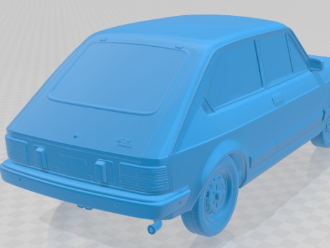 Fiat 147 Printable Car Model do druku 3D