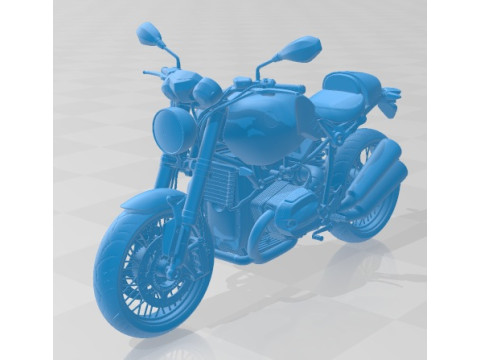 R Nine T 2014 Printable Motorbike 3D Print Model