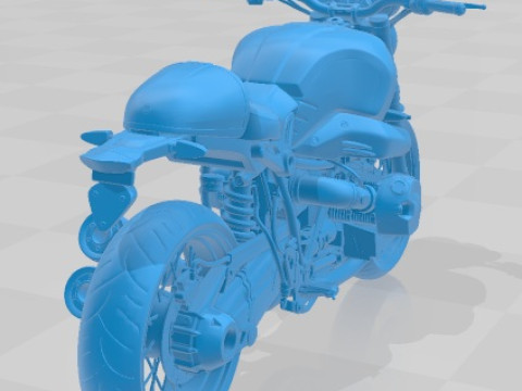R Nine T 2014 Printable Motorbike Modelo de Impressão 3D
