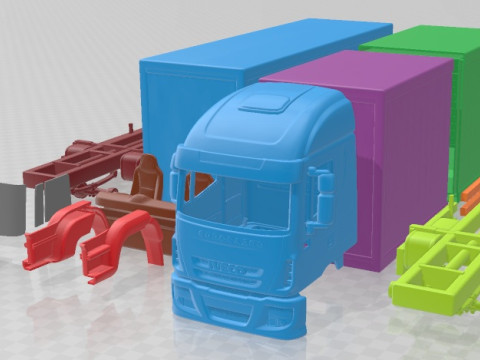 Iveco Eurocargo Truck 2010 Printable 3D Print Model