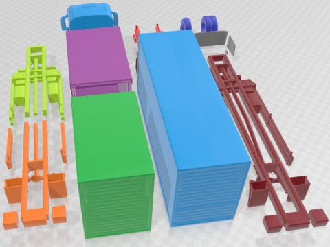 Iveco Eurocargo Truck 2010 Printable 3D 打印模型