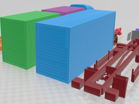 Iveco Eurocargo Truck 2010 Printable 3D 打印模型