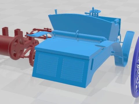 Benz Velo 1894 Printable Car 3D Print Model