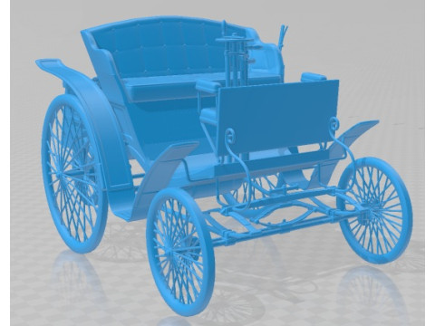 Benz Velo 1894 Printable Car 3D 打印模型