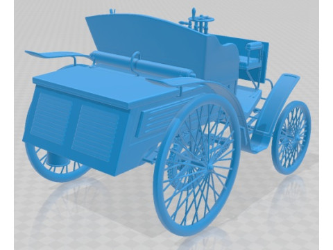 Benz Velo 1894 Printable Car 3D 打印模型