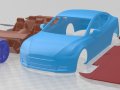 Tesla Model S 2013 Printable Car 3D printmodel