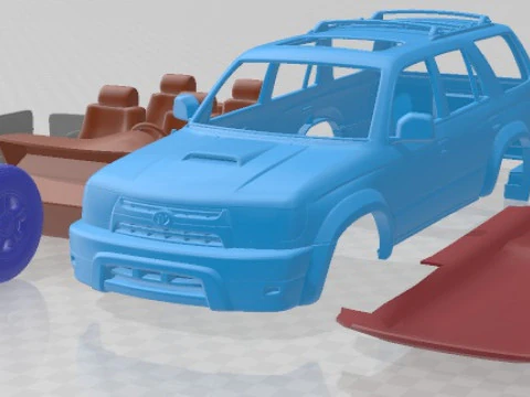 Toyota 4Runner 1999 Printable Car 3D Print Model