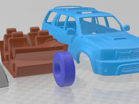 Toyota 4Runner 1999 Printable Car 3D Print Model