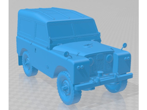 Land Rover Series IIA 88 Pickup 1968 V2 Printable Car 3D Print Model