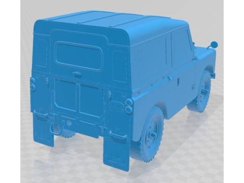 Land Rover Series IIA 88 Pickup 1968 V2 Printable Car 3D Print Model