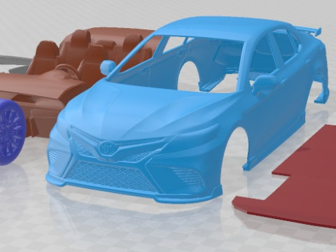 Toyota Camry TRD 2020 Printable Car Modelo de impresión 3D