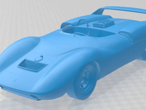 De Tomaso P70 2025 Printable Car 3D Print Model