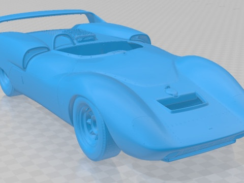 De Tomaso P70 2025 Printable Car 3D Print Model