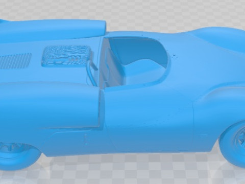 De Tomaso P70 2025 Printable Car 3D Print Model