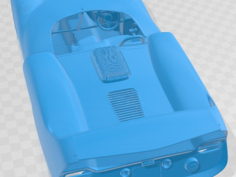 De Tomaso P70 2025 Printable Car 3D Print Model