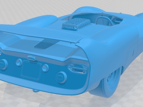 De Tomaso P70 2025 Printable Car 3D Print Model