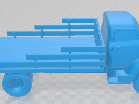 Chevrolet COE Truck 1950 Printable Modello di stampa 3D