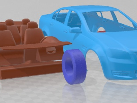 Holden Commodore VE Sedan 2012 Printable Car 3D 打印模型