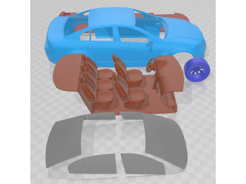Holden Commodore VE Sedan 2012 Printable Car 3D 打印模型