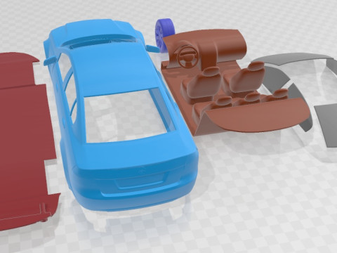 Holden Commodore VE Sedan 2012 Printable Car 3D 打印模型