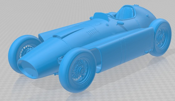 Ferrari D50 1956 Printable Car 3D 打印模型 .c4d .max .obj .3ds .fbx .stl .blend 