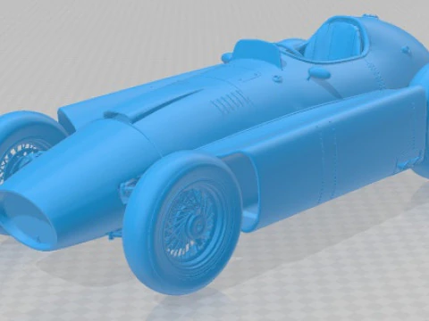 Ferrari D50 1956 Printable Car 3D Print Model