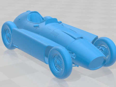 Ferrari D50 1956 Printable Car 3D Print Model