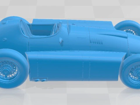 Ferrari D50 1956 Printable Car 3D Print Model
