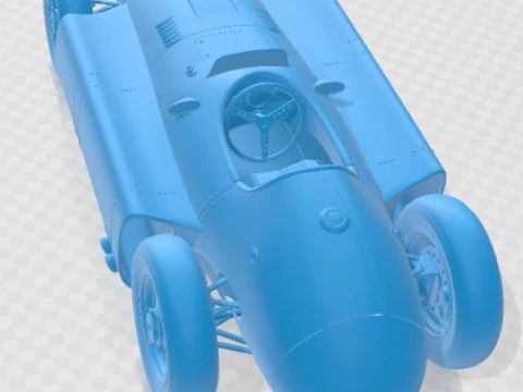 Ferrari D50 1956 Printable Car 3D Print Model
