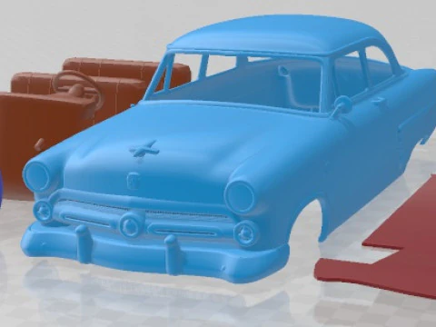 Carro imprim&iacute;vel Mainline 70A Tudor Sedan 1952 Modelo de Impressão 3D