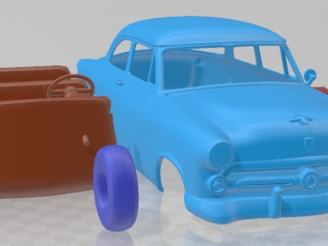 Mainline 70A Tudor Sedan 1952 Printable Car 3D printmodel