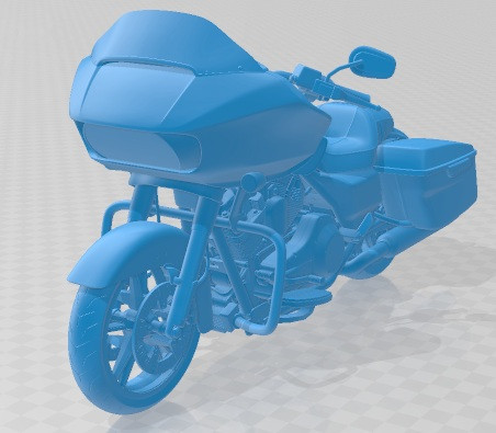 Harley Davidson Road Glide 2015 Printable Motorbike 3D प्रिंट मॉडल .c4d .max .obj .3ds .fbx .stl .blend 