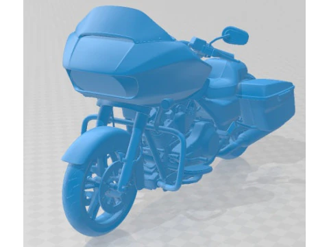 Harley Davidson Road Glide 2015 Printable Motorbike 3D Print Model