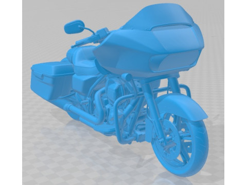 Harley Davidson Road Glide 2015 Printable Motorbike 3D प्रिंट मॉडल