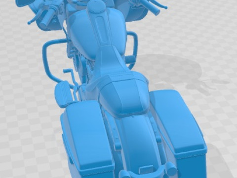 Harley Davidson Road Glide 2015 Printable Motorbike 3D प्रिंट मॉडल